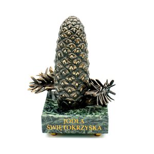 Rzeźba szyszki "Jodła Świętokrzyska" 1