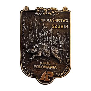 Medal Król Polowania — dzik (plakieta) 2