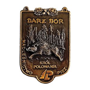 Medal Król Polowania — dzik (plakieta) 3