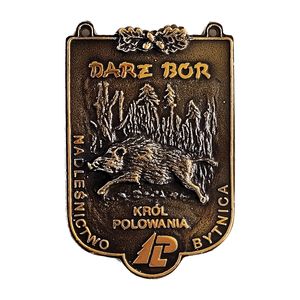 Medal Król Polowania — dzik (plakieta) 4