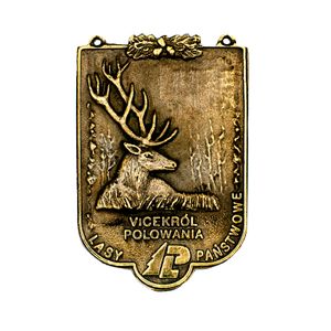 Medal Wicekról Polowania — jeleń 1