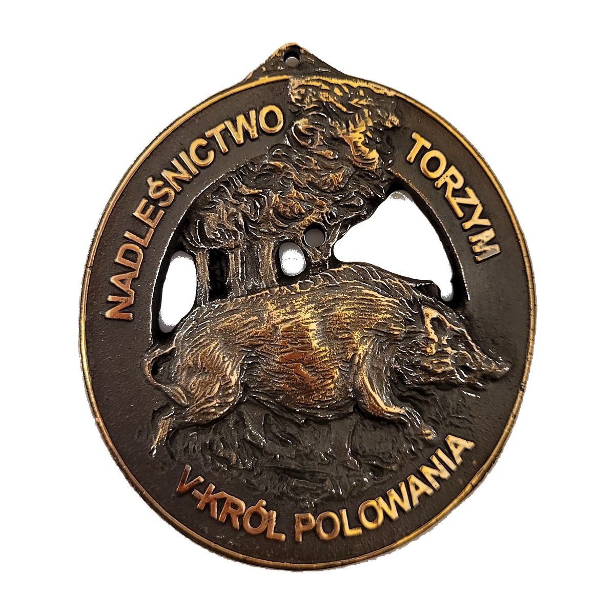Medal Wicekról Polowania — dzik (ażur)