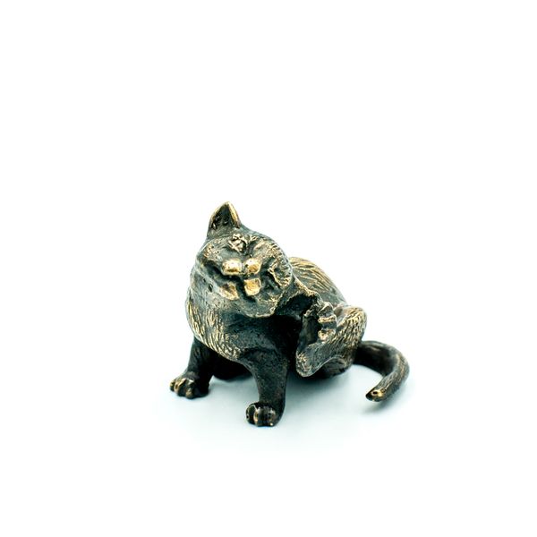 Figurka "Kotek drapiący ucho"