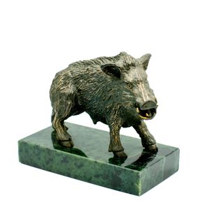 Statuetka "Dzik zgięty" 2