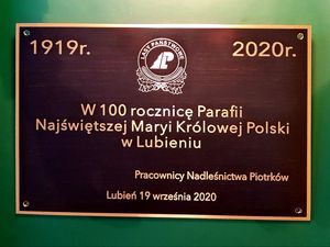Tablica pamiątkowa mosiężna trawiona 2