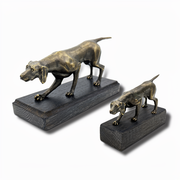 Rzeźba - Wyżeł weimarski mały