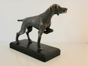 Duża statuetka Wyżeł w stójce 5