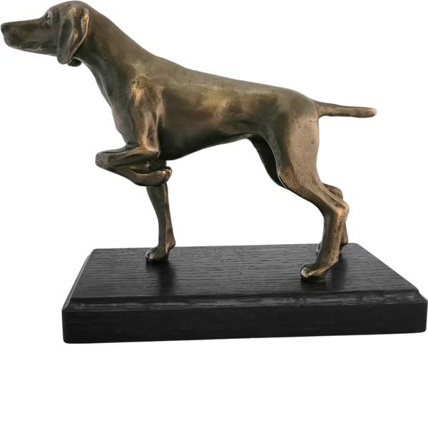 Duża statuetka Wyżeł w stójce